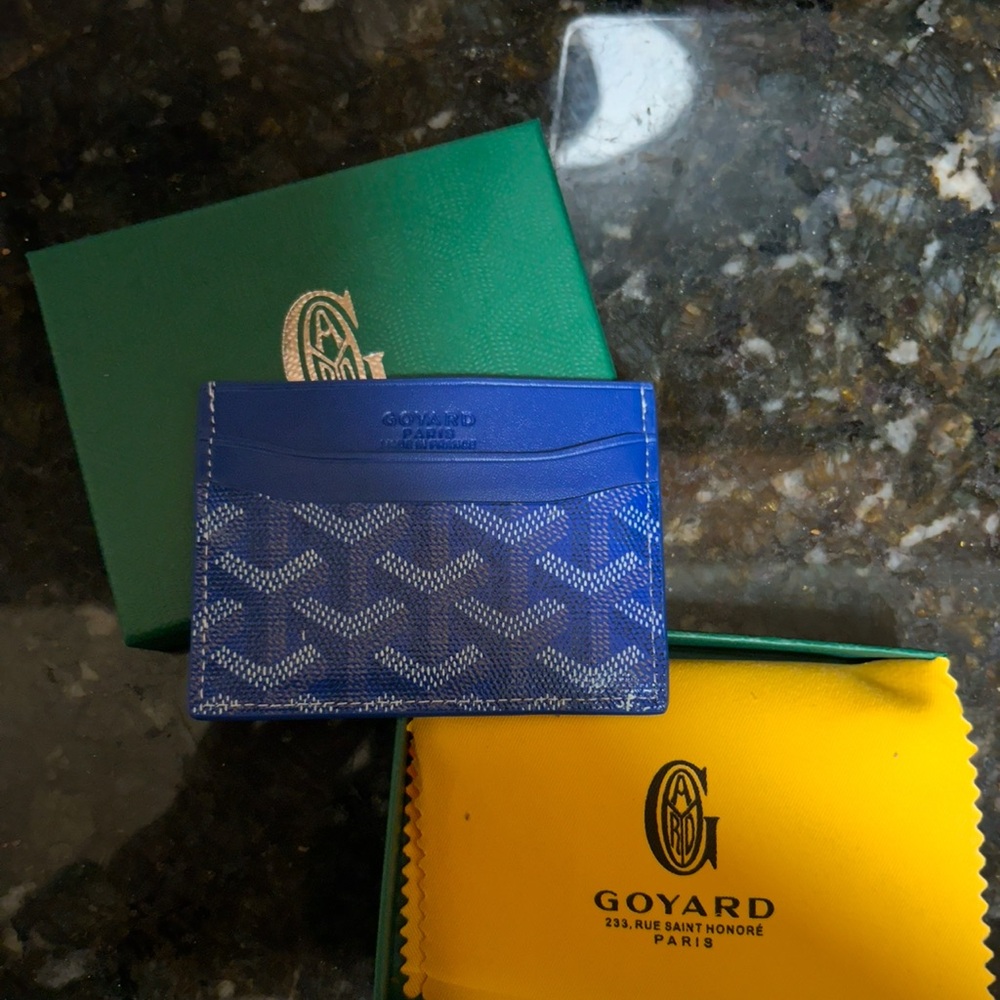 Goyard men’s credit card wallets